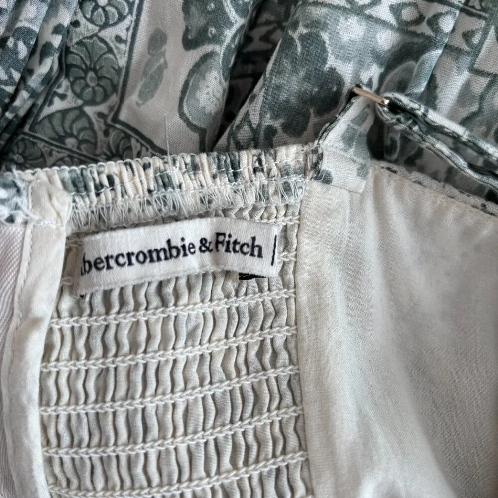 Abercrombie & Fitch Twist Front Tiered Maxi Dress